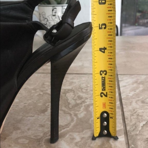 Alexander Wang Caroline Cap Toe Slingback Platform Bootie Stiletto Heels Booties - Picture 6 of 8